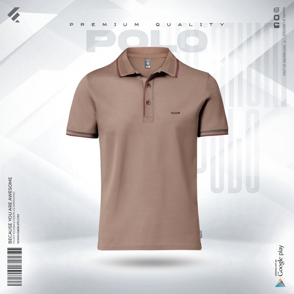 Premium Double PK Cotton Polo - Light