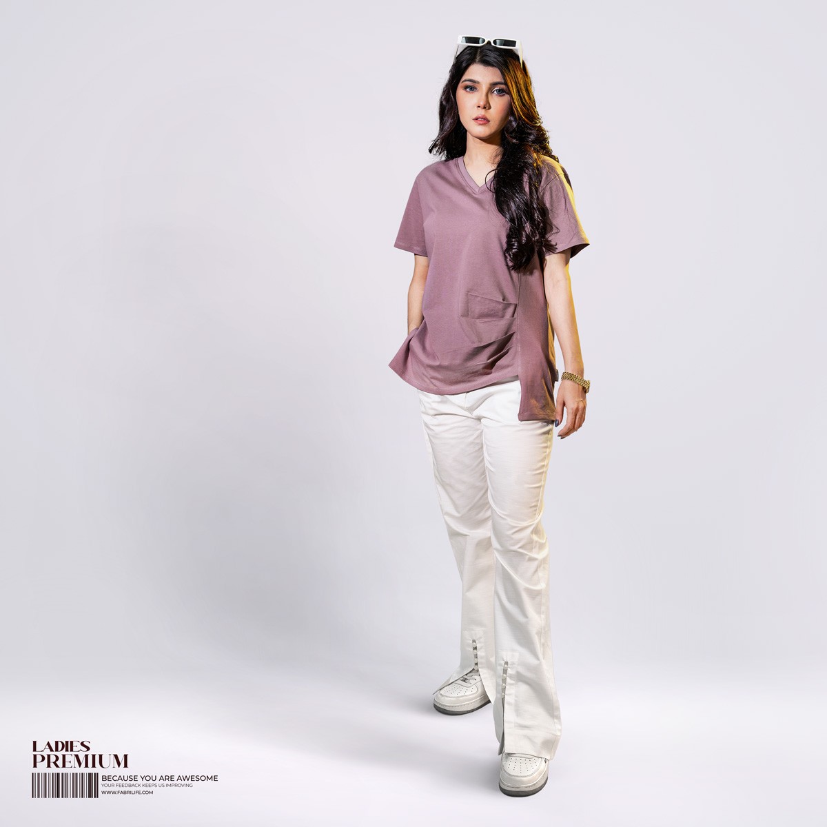 Women Premium Tee - Mauvette